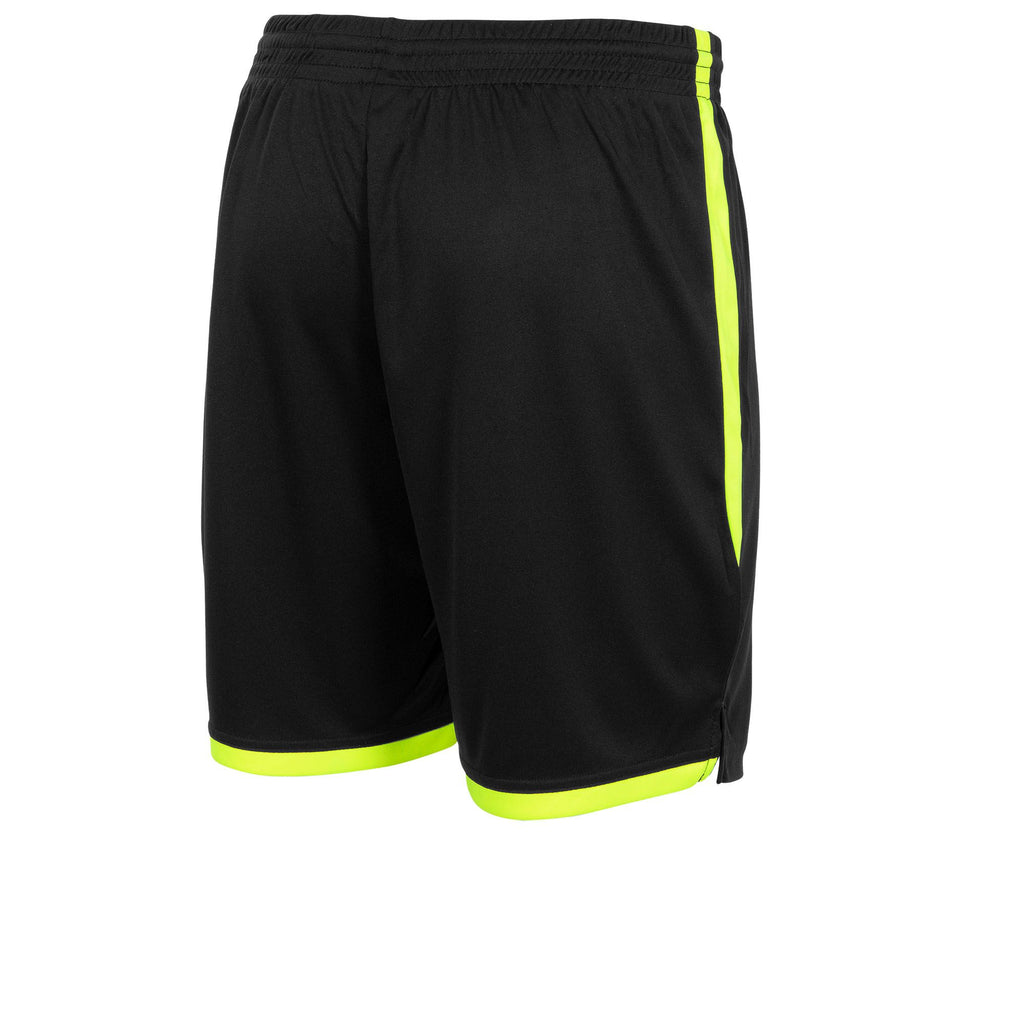 Stanno Focus II Football Shorts (Black/Neon Yellow)