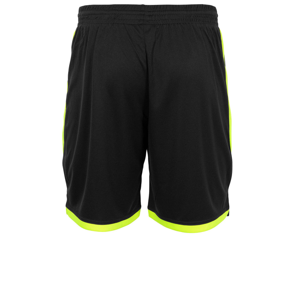 Stanno Focus II Football Shorts (Black/Neon Yellow)