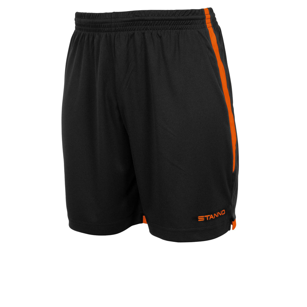 Stanno Focus II Football Shorts (Black/Orange)