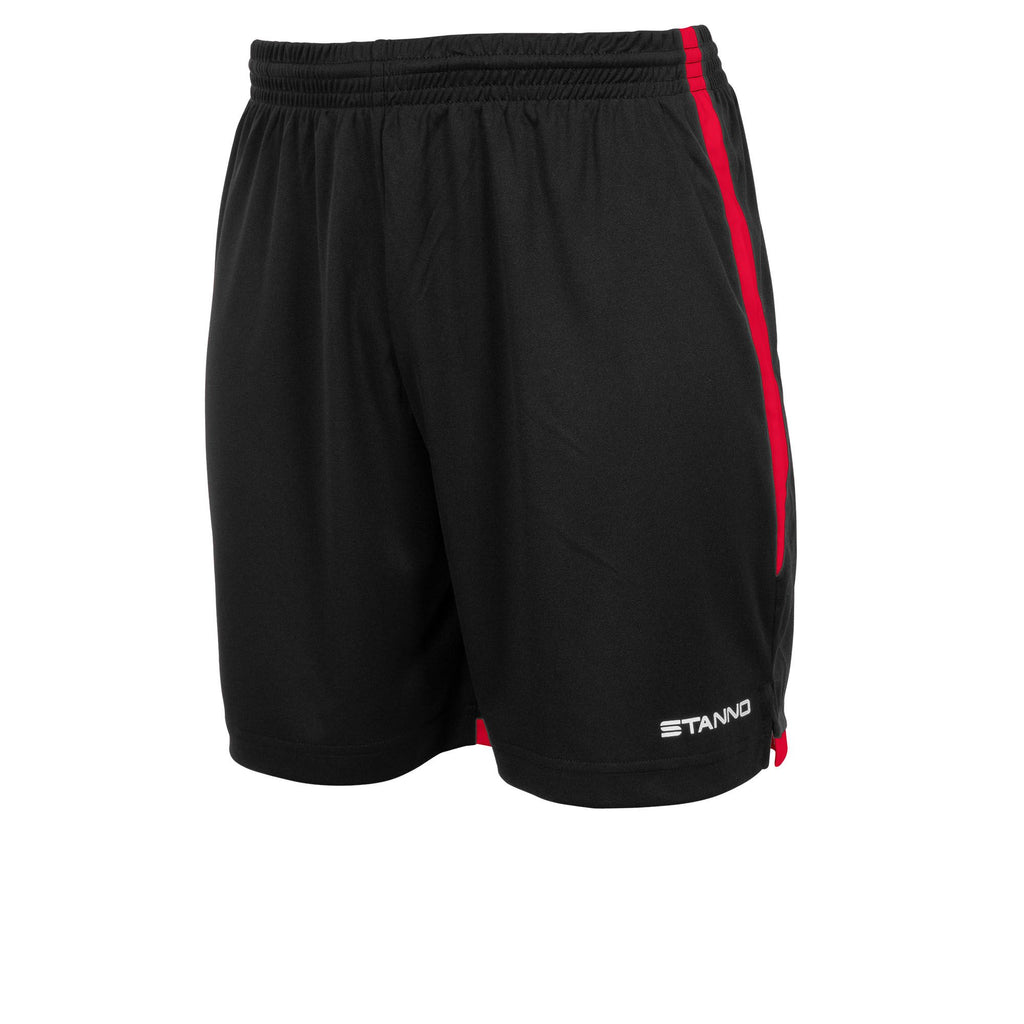 Stanno Focus II Football Shorts (Black/Red)