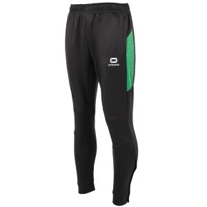 Stanno Centro Fitted Training Pants (Black/Green)