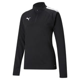 Puma Liga Training 1/4 Zip Top Womens (Puma Black/Puma White)