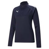 Puma Liga Training 1/4 Zip Top Womens (Smoked Pearl/Puma White)