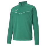 Puma Team Rise Training Qtr Zip Top – (Pepper Green/White)