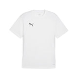 Puma TeamGOAL Training Shirt (PUMA White-PUMA Black-Feather Gray)