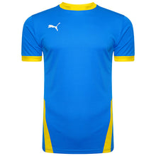 Load image into Gallery viewer, Puma Goal Football Shirt (Electric Blue/Cyber Yellow)