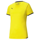 Puma Team Liga Football Shirt Womens (Cyber Yellow/Black)