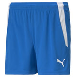 Puma Team Liga Football Short Womens (Electric Blue Lemonade/White)