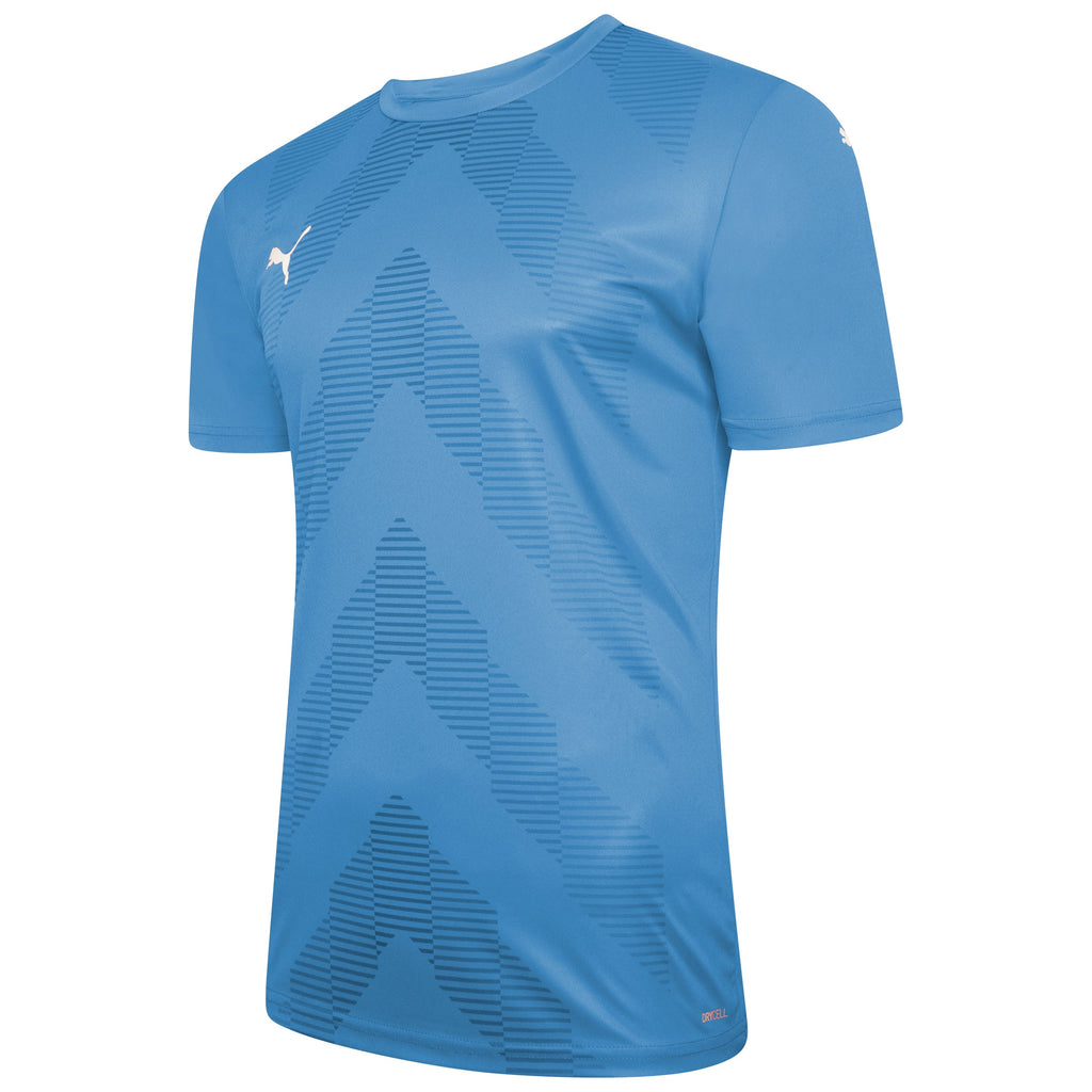 Puma Team Glory Football Shirt (Electric Blue Lemonade)
