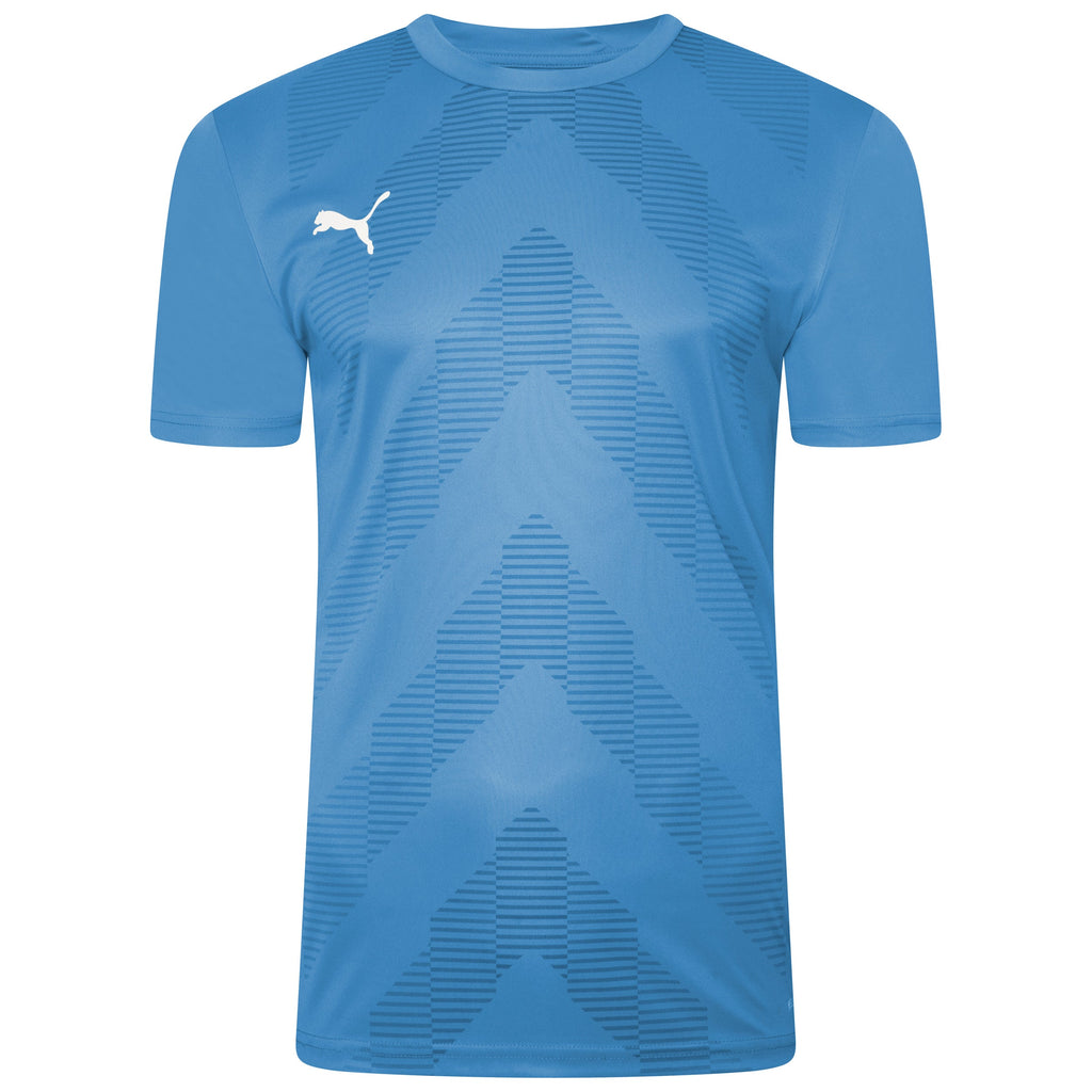 Puma Team Glory Football Shirt (Electric Blue Lemonade)
