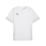 Puma Team Goal Football Shirt (White/Black/Feather Gray)