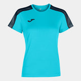 Joma Academy III Ladies Shirt (Turquoise Fluor/Dark Navy)