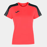 Joma Academy III Ladies Shirt (Dark Orange Fluor/Black)