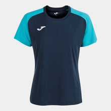 Load image into Gallery viewer, Joma Academy IV Ladies Shirt (Dark Navy/Turquoise Fluor)