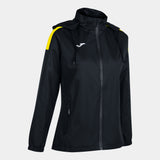 Joma Trivor Ladies Rain Jacket (Black/Yellow)