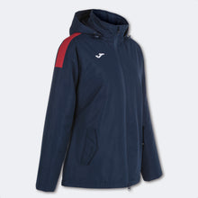 Load image into Gallery viewer, Joma Trivor Ladies Winter Jacket (Dark Navy/Red)