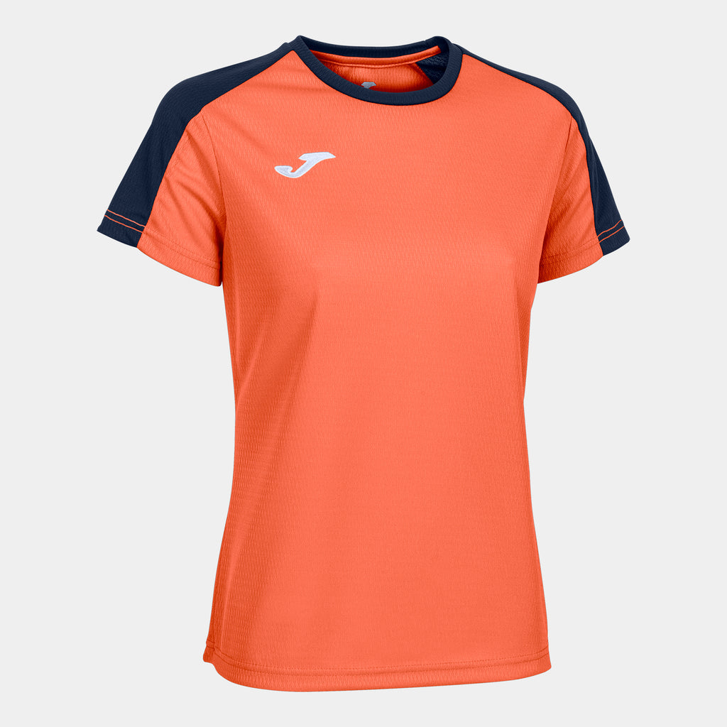 Joma Eco Championship SS Ladies Tee (Coral/Dark Navy)