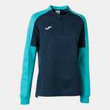 Joma Eco-Championship Ladies Sweatshirt (Dark Navy/Turquoise)