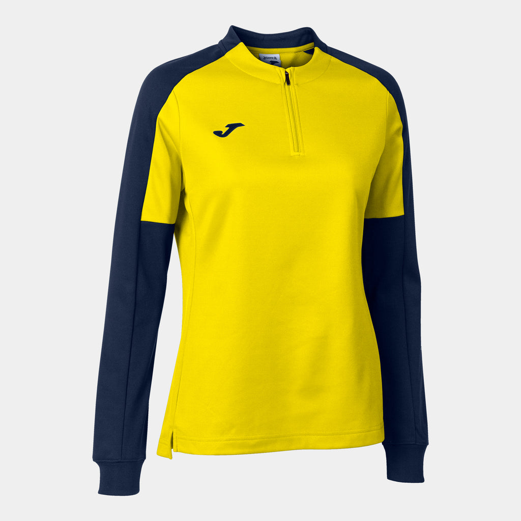 Joma Eco-Championship Ladies Sweatshirt (Yellow/Dark Navy)