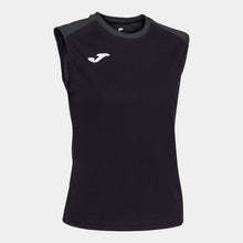 Load image into Gallery viewer, Joma Eco Championship Sleeveless Ladies Tee (Black/Anthracite)