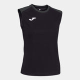 Joma Eco Championship Sleeveless Ladies Tee (Black/Anthracite)