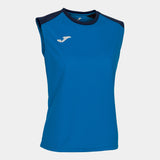 Joma Eco Championship Sleeveless Ladies Tee (Royal/Dark Navy)