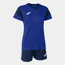 Load image into Gallery viewer, Joma Phoenix Ladies Shirt/Short Set (Dark Royal/Dark Navy)