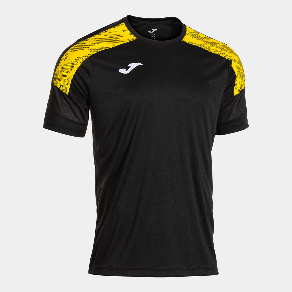 Joma Championship VIII Shirt SS (Black/Yellow)