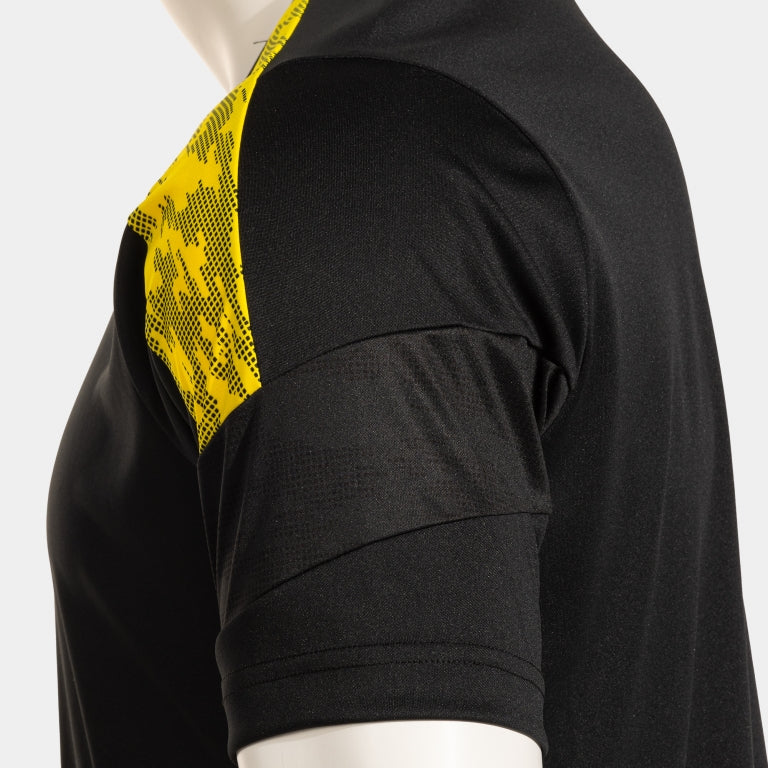 Joma Championship VIII Shirt SS (Black/Yellow)