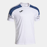 Joma Championship VIII Shirt SS (White/Royal)