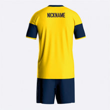 Load image into Gallery viewer, Rees Sports Football Fundamentals Joma Danubio III Shirt/Short Set (Yellow/Dark Navy)