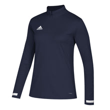 Load image into Gallery viewer, Adidas Women&#39;s T19 LS 1/4 Zip Top (Navy)