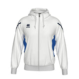 Errea Clancy Full Zip Hooded Top (White/Royal/Navy)