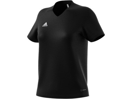 Adidas Entrada 22 Womens Cotton Tee (Black)