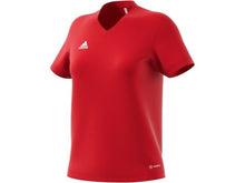 Load image into Gallery viewer, Adidas Entrada 22 Womens Cotton Tee (Red)