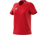 Adidas Entrada 22 Womens Cotton Tee (Red)