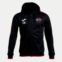 Load image into Gallery viewer, Altrincham Aces Joma Olimpiada Hoodie Jacket (Black/Red)