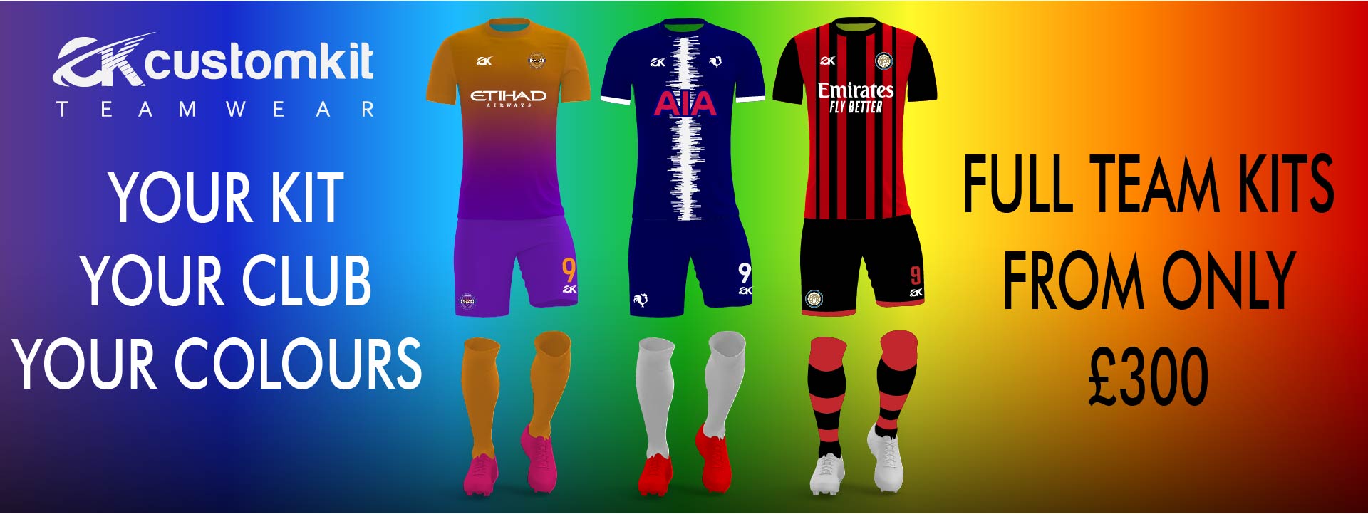 Football Kit Designer - Personalised Football Shirts