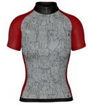 CK Womens QZ Cycling Jersey WQCF-001