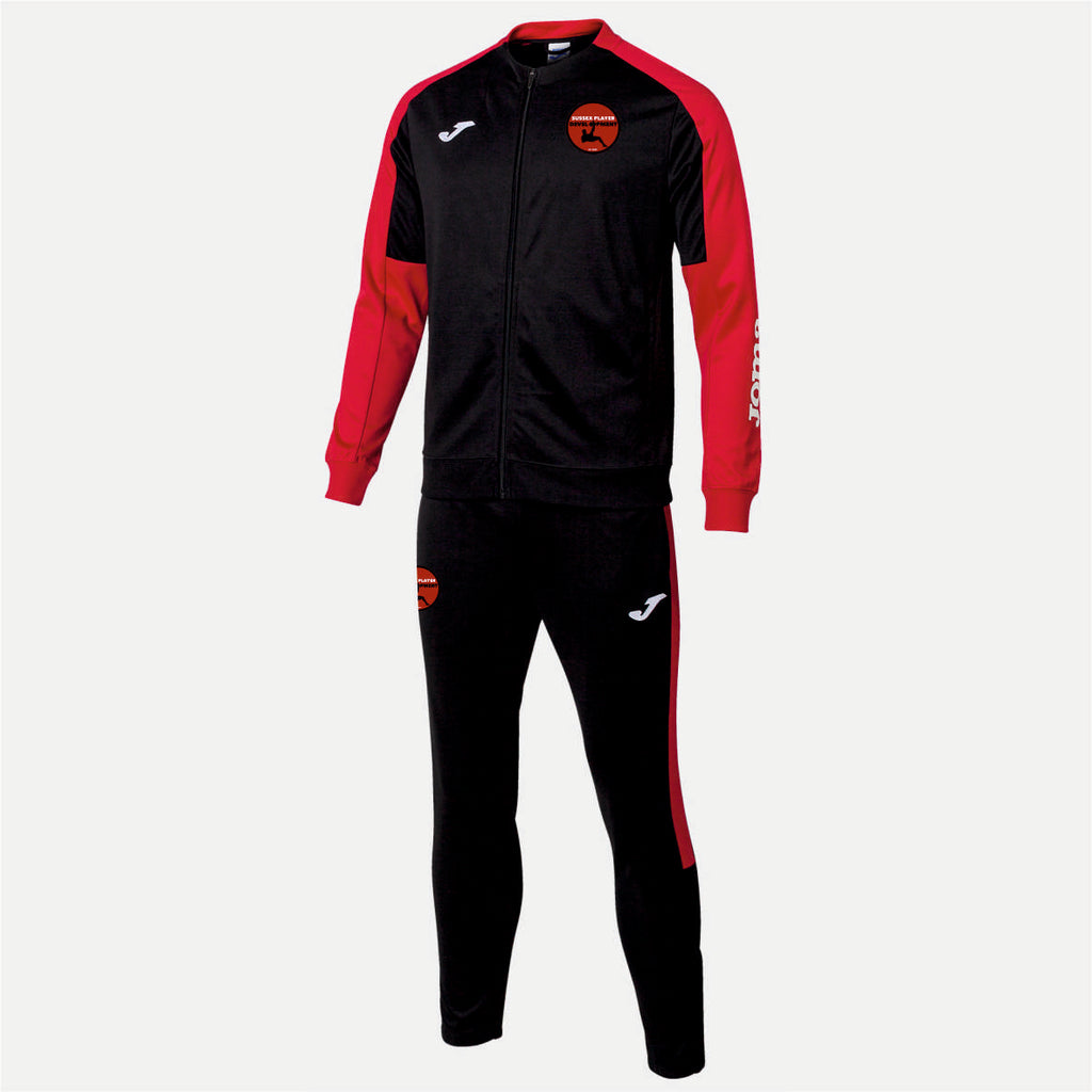 Sussex Player Development STAFF Joma Eco Championship Tracksuit (Black/Red)