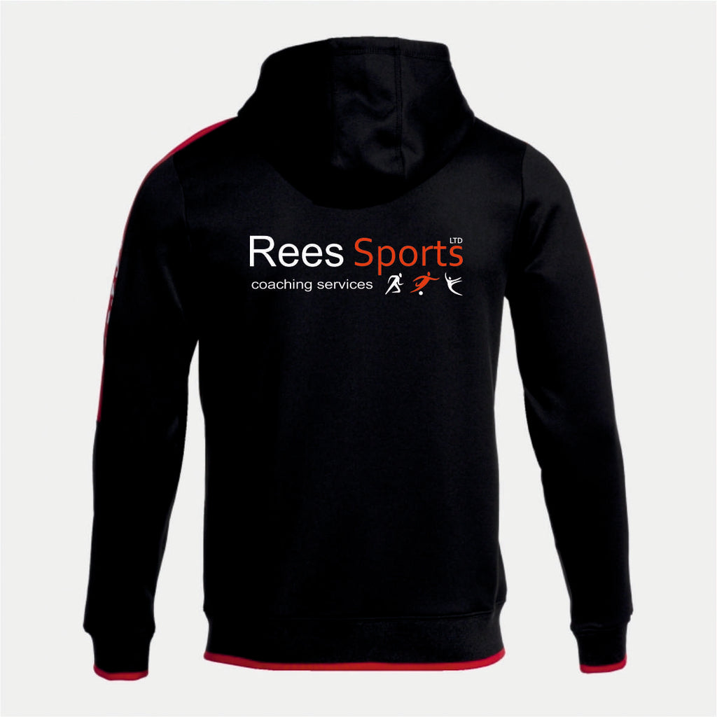 Rees Sports Staff Joma Olimpiada Hoodie Jacket (Black/Red)