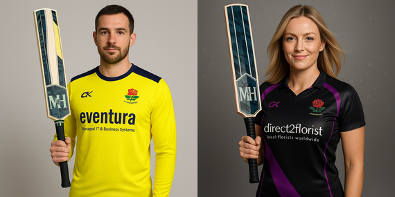 Custom cricket kit — shirts, trousers, sweaters & training