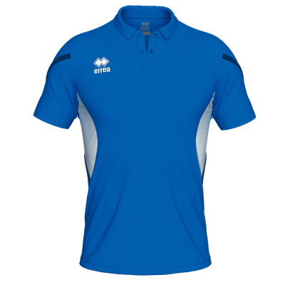 Errea Clark Polo Shirt (Blue/White/Navy)