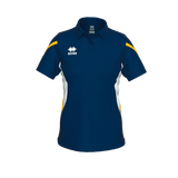 Errea Carmen Polo Shirt (Navy//White/Yellow)