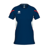 Errea Corinne Short Sleeve Shirt (Navy/White)