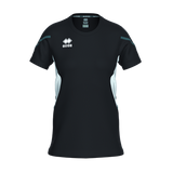 Errea Corinne Short Sleeve Shirt (Black/White)