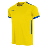 Stanno First SS Football Shirt (Yellow/Royal)