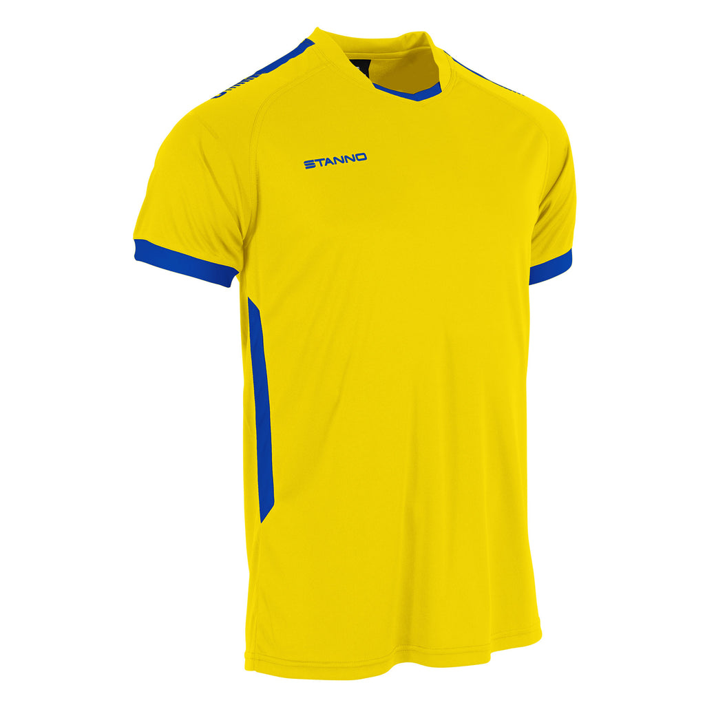 Stanno First SS Football Shirt (Yellow/Royal)