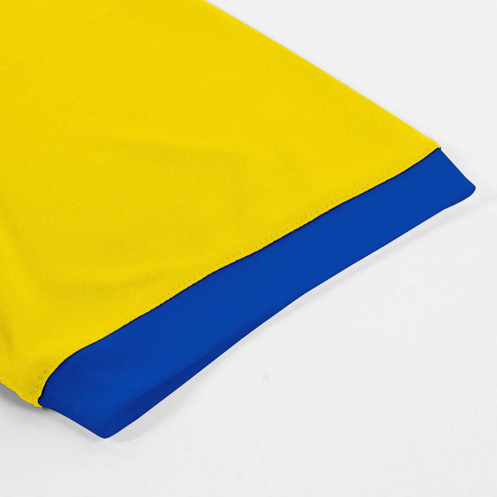 Stanno First SS Football Shirt (Yellow/Royal)