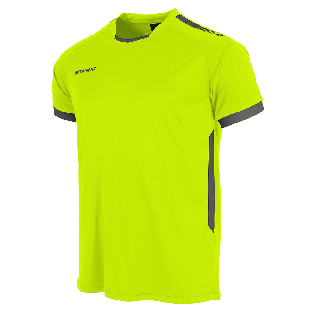 Stanno First SS Football Shirt (Neon Yellow/Anthracite)